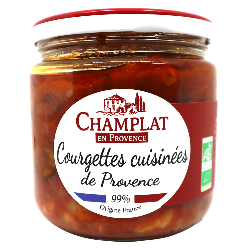 Courgettes cuisinées de Provence 360g | Mas des agriculteurs