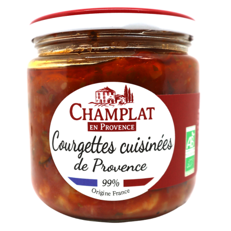 Courgettes cuisinées de Provence 360g | Mas des agriculteurs