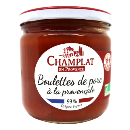 Boulettes porc à la provençale 340g | Mas des agriculteurs