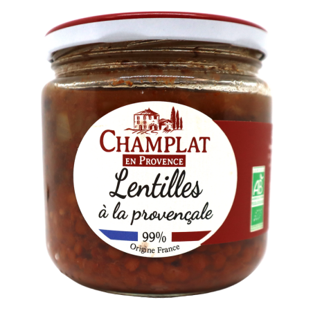 Lentilles à la provençale 360g | Mas des agriculteurs