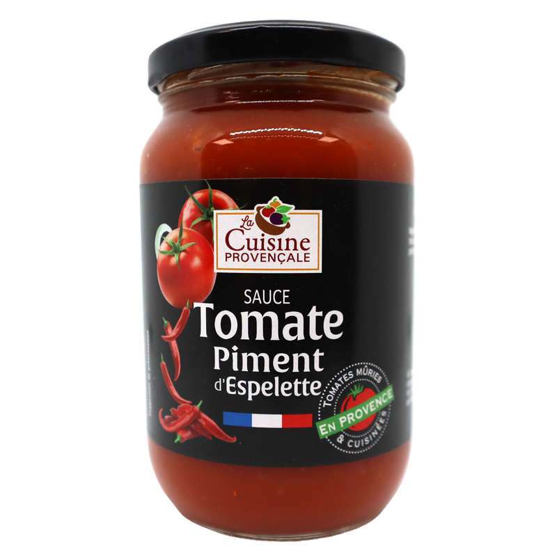 Sauce tomate piment d'Espelette 340g | Mas des agriculteurs
