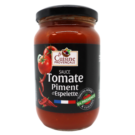 Sauce tomate piment d'Espelette 340g | Mas des agriculteurs