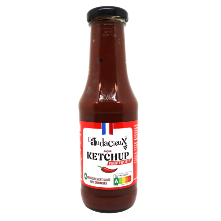 Sauce façon ketchup piment d'Espelette 340g | Mas des agriculteurs