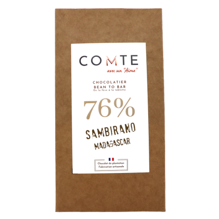 Tablette chocolat 76% Sambarino 60g | Mas des agriculteurs