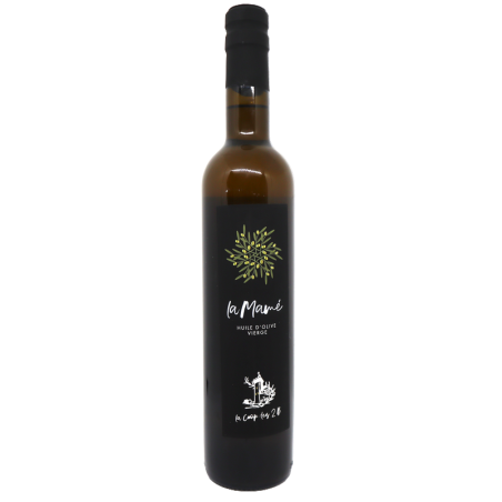 Huile d'olives vierge de France - La mamé - Fruité d'autrefois 50cl | Mas des agriculteurs