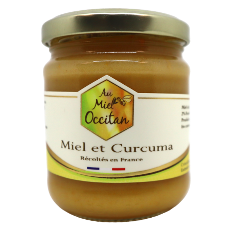 Miel et curcuma 250g | Mas des agriculteurs
