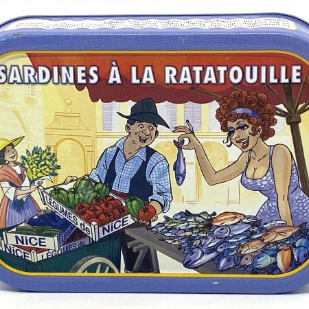 Sardines à la ratatouille 115g
